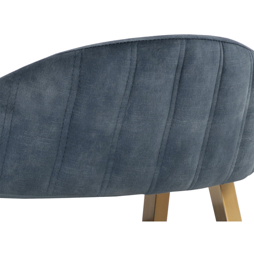 Burgos Nono Petrol Dining Armchair